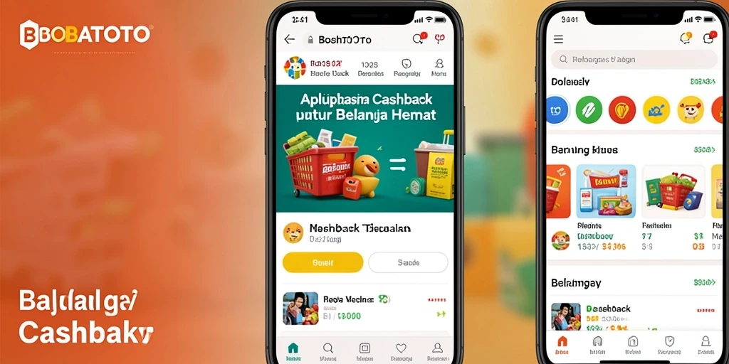 Tampilan antarmuka aplikasi BOBATOTO yang intuitif untuk mendapatkan cashback.