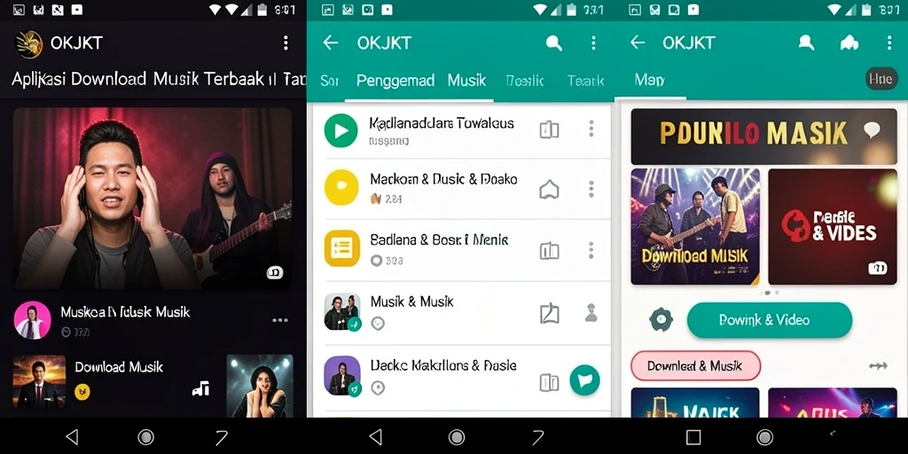 Tampilan antarmuka OKJKT yang sederhana dan mudah digunakan.