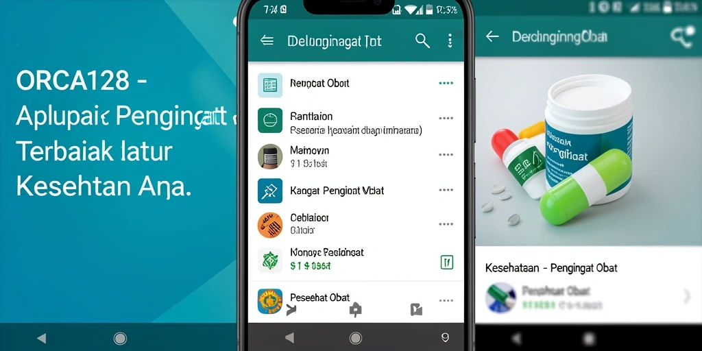 Antarmuka pengguna ORCA128 yang sederhana dan informatif.