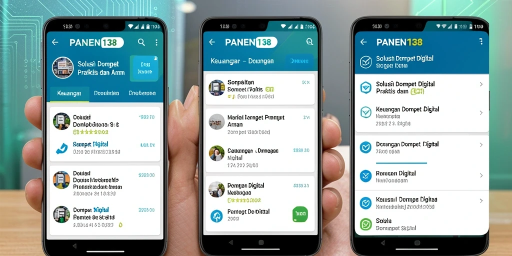 Antarmuka pengguna PANEN138 yang intuitif dan fungsional.